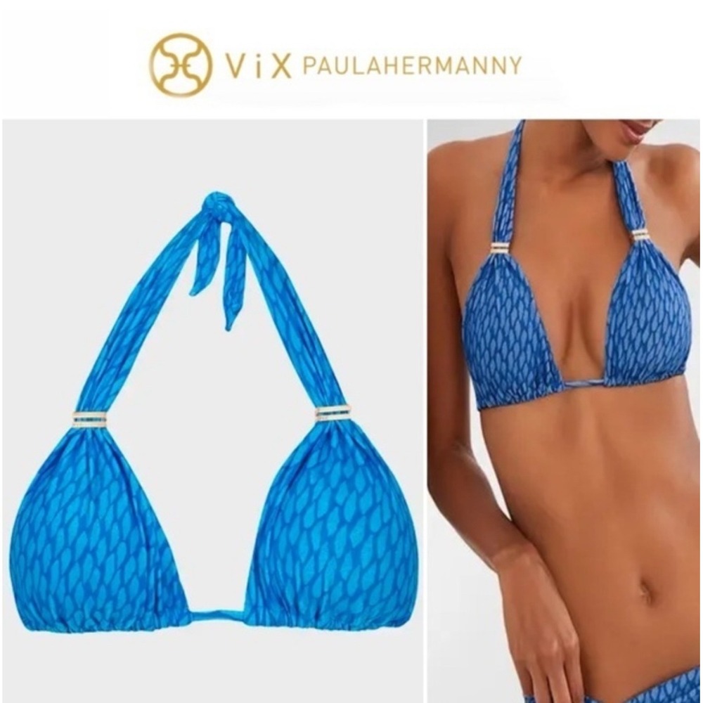 VIX bikini set Paula Hermanny Hidra Bia blue Size medium